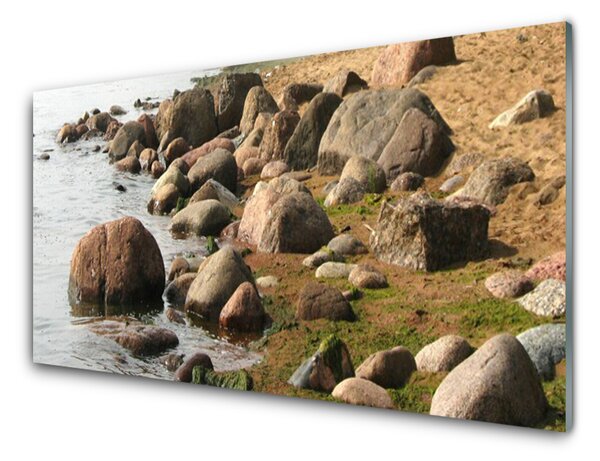Nástenný panel  Kamene more príroda 100x50 cm