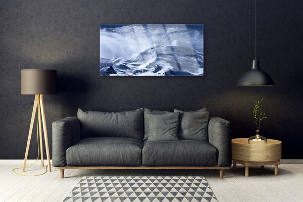 Obraz na skle Hory príroda 100x50 cm 2 Prívesky