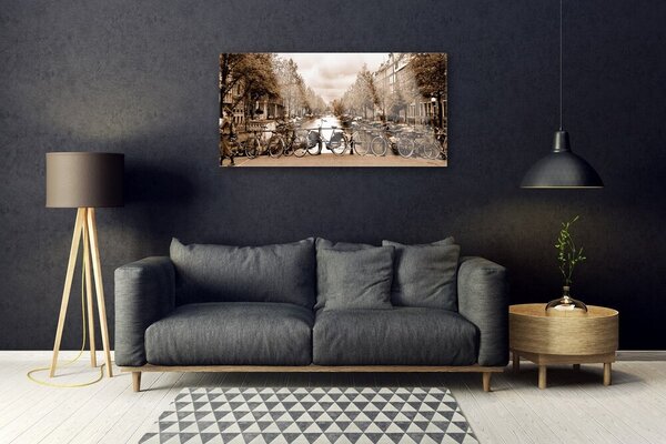 Obraz na skle Rieka kolo stromy príroda 100x50 cm 2 Prívesky