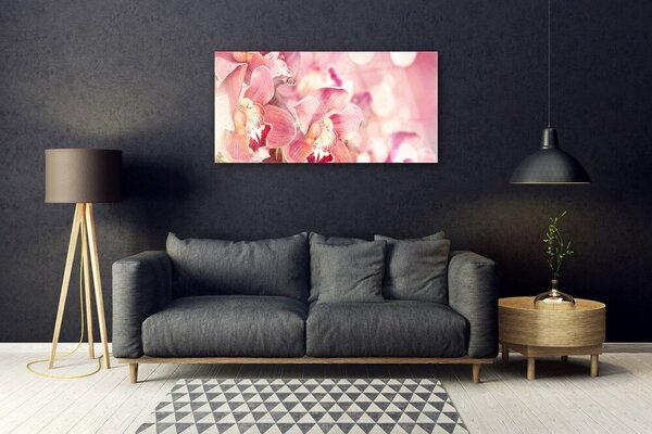 Obraz na skle Kvety rastlina 100x50 cm 2 Prívesky