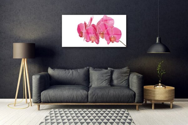 Obraz na skle Kvety rastlina 100x50 cm 2 Prívesky