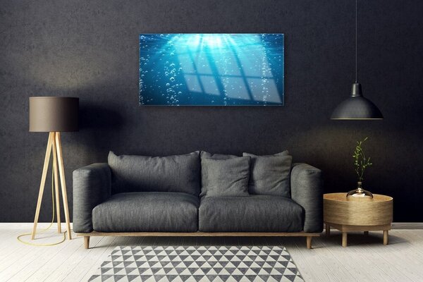 Obraz na skle Voda umenie 100x50 cm 2 Prívesky