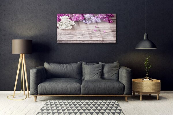 Obraz na skle Kvety rastlina 100x50 cm 2 Prívesky