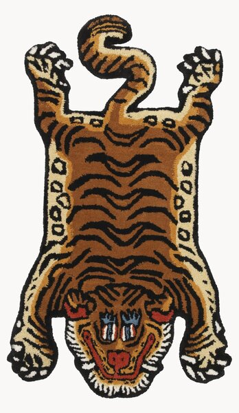 Ručne tuftovaný vlnený koberec Tiger