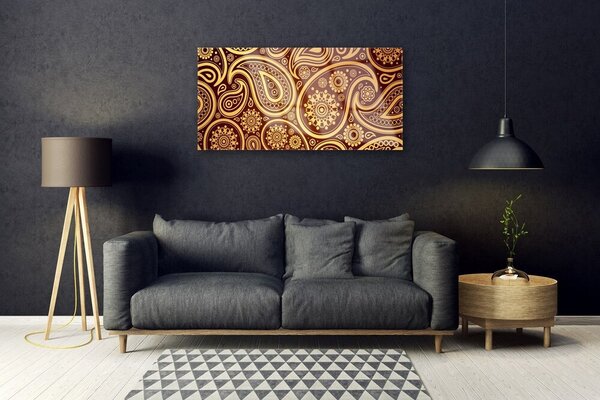 Obraz na skle Abstrakcia umenie 100x50 cm 2 Prívesky