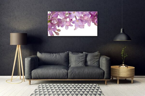 Obraz na skle Kvety rastlina 100x50 cm 2 Prívesky