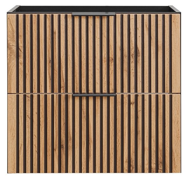 Kúpeľňová skrinka s umývadlom a doskou XILO DU80/1 | 80 cm