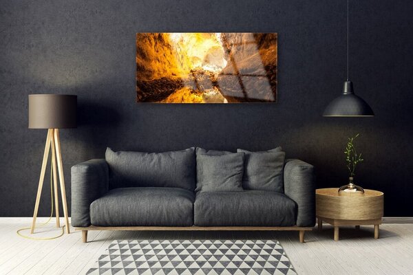 Skleneny obraz Abstrakcia umenie 100x50 cm 2 Prívesky