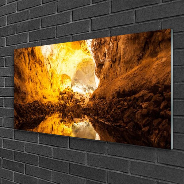 Skleneny obraz Abstrakcia umenie 100x50 cm 2 Prívesky