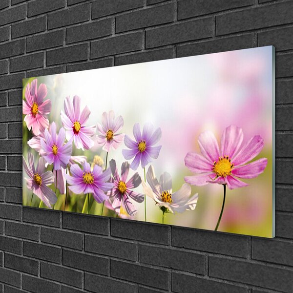 Skleneny obraz Kvety rastlina príroda 100x50 cm 2 Prívesky