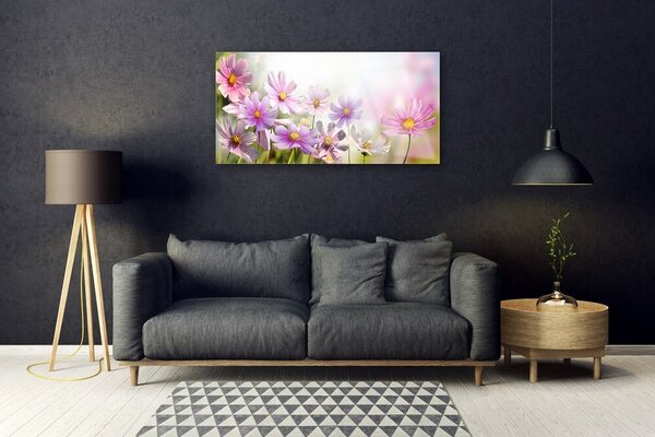 Skleneny obraz Kvety rastlina príroda 100x50 cm 2 Prívesky