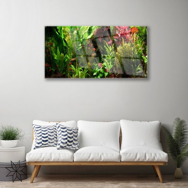 Skleneny obraz Rastlina kvety príroda 100x50 cm 2 Prívesky