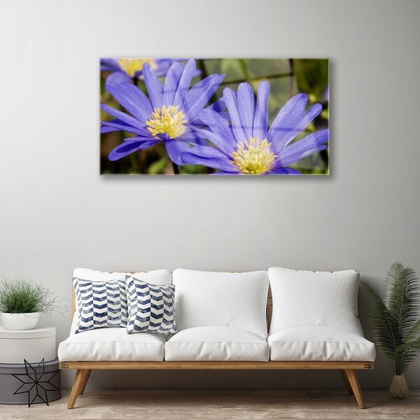 Skleneny obraz Kvety rastlina príroda 100x50 cm 2 Prívesky