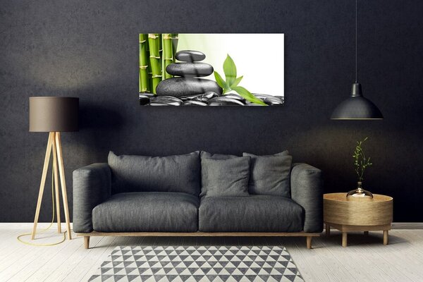 Skleneny obraz Bambus kamene zen umenie 100x50 cm 2 Prívesky