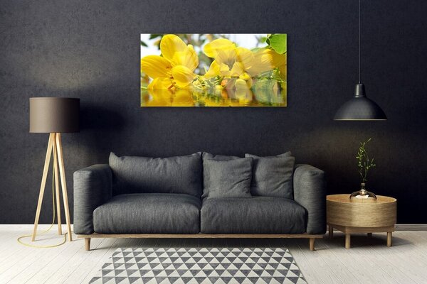 Skleneny obraz Kvety rastlina príroda 100x50 cm 2 Prívesky