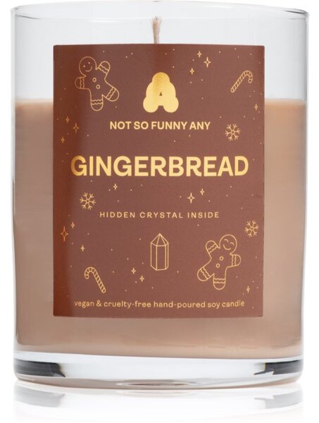 Not So Funny Any Crystal Candle Gingerbread sviečka s kryštálom 220 g