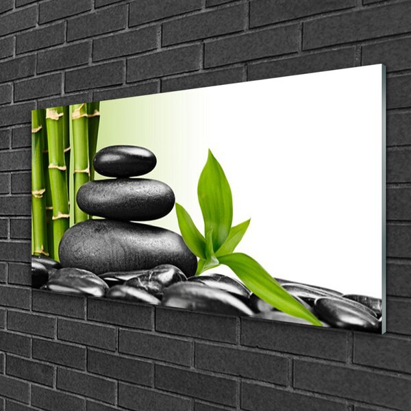 Skleneny obraz Bambus kamene zen umenie 100x50 cm 2 Prívesky