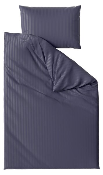 Hotelové obliečky z mikrovlákna JASMINE PURE tmavomodré - prúžok 1 cm Rozmer obliečky: 70 x 90 cm | 140 x 200 cm