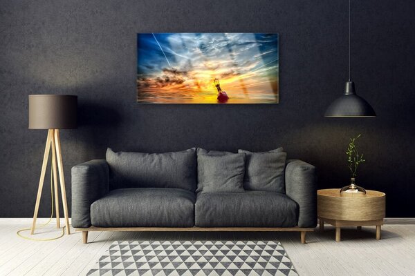 Skleneny obraz Abstrakcia umenie 100x50 cm 2 Prívesky