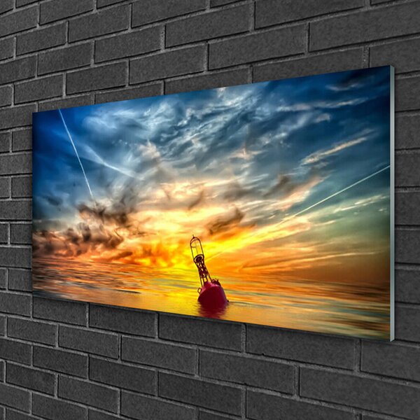 Skleneny obraz Abstrakcia umenie 100x50 cm 2 Prívesky