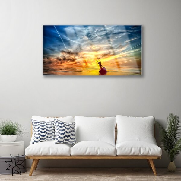 Skleneny obraz Abstrakcia umenie 100x50 cm 2 Prívesky