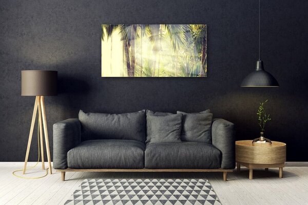 Skleneny obraz Les palmy stromy príroda 100x50 cm 2 Prívesky