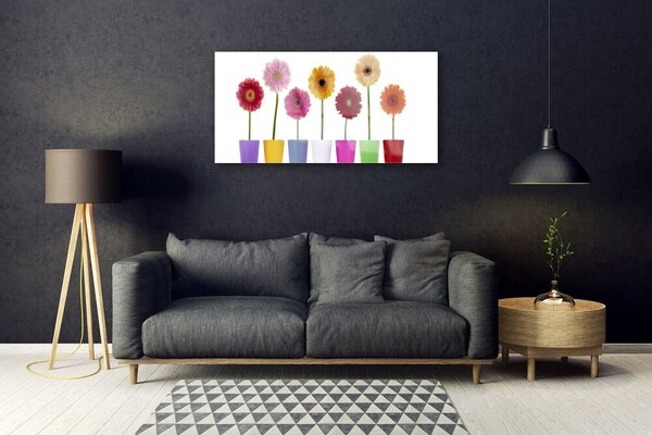Skleneny obraz Kvety rastlina príroda 100x50 cm 2 Prívesky
