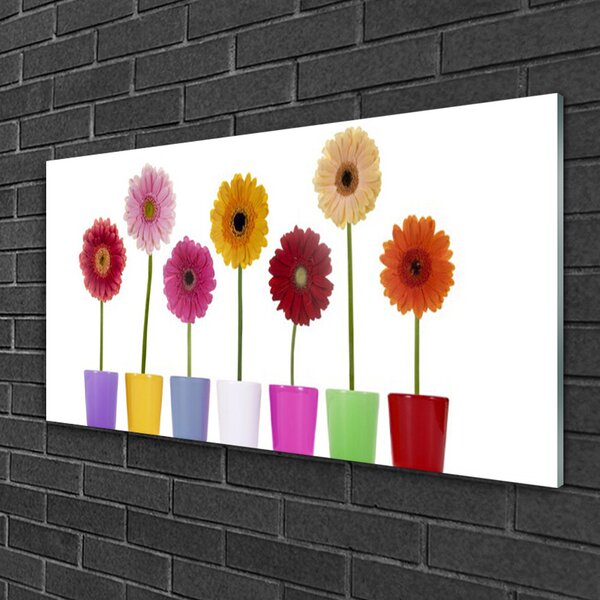 Skleneny obraz Kvety rastlina príroda 100x50 cm 2 Prívesky