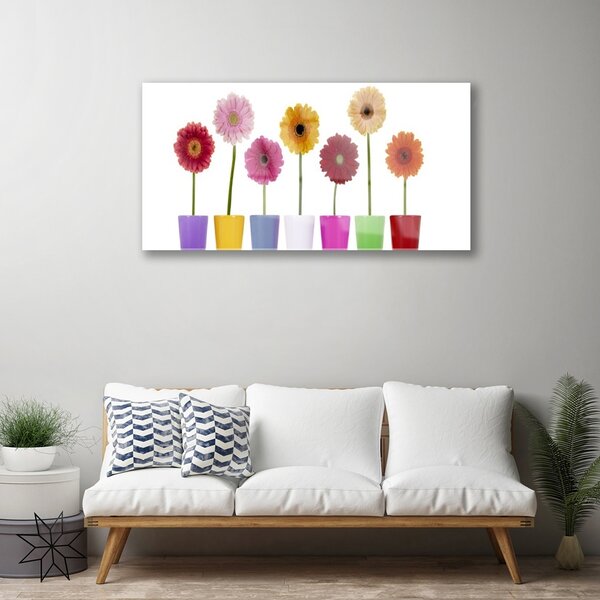 Skleneny obraz Kvety rastlina príroda 100x50 cm 2 Prívesky