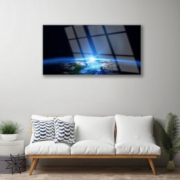 Obraz na skle Abstrakcie vesmír 100x50 cm 2 Prívesky