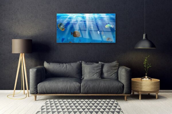 Obraz na skle Ryba príroda 100x50 cm 2 Prívesky