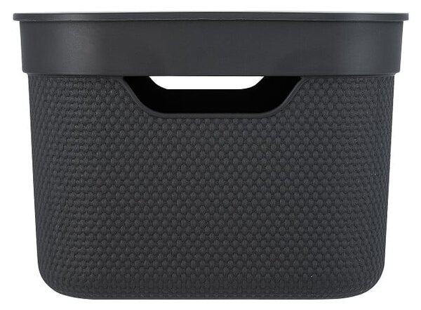 Plastový úložný box s vekom Deco - Rotho