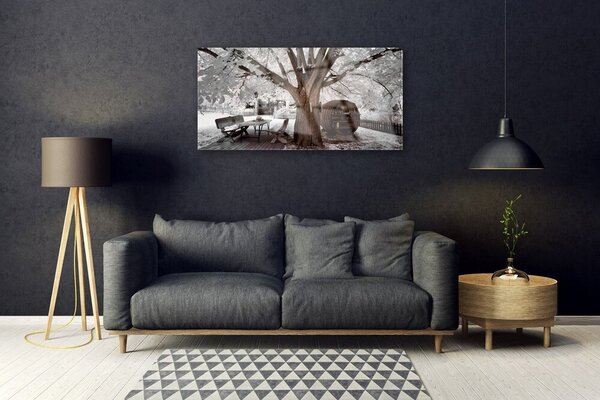 Obraz na skle Strom príroda 100x50 cm 2 Prívesky