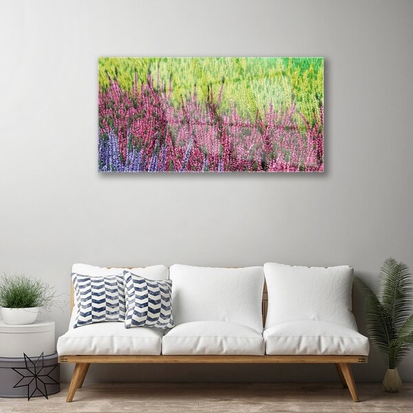 Obraz na skle Kvet rastlina príroda 100x50 cm 2 Prívesky