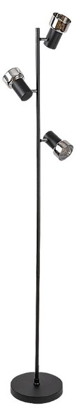 RABALUX 74279 Hatice stojacia lampa D80mm 3xE14 čierna, dymová