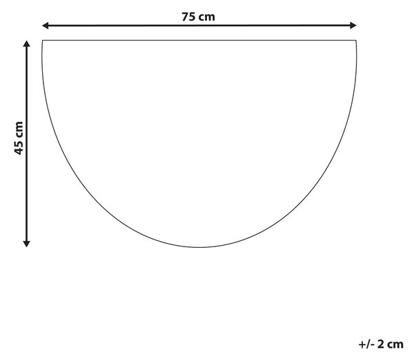 Rohožka prírodná kokosové vlákno 45 x 75 cm PVC protišmyková spodná strana rohož so vzorom moderná