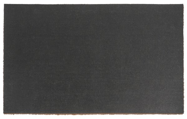 Rohožka viacfarebná prírodné kokosové vlákno 45 x 75 cm PVC protišmyková spodná strana rohož so vzorom kvetov moderná