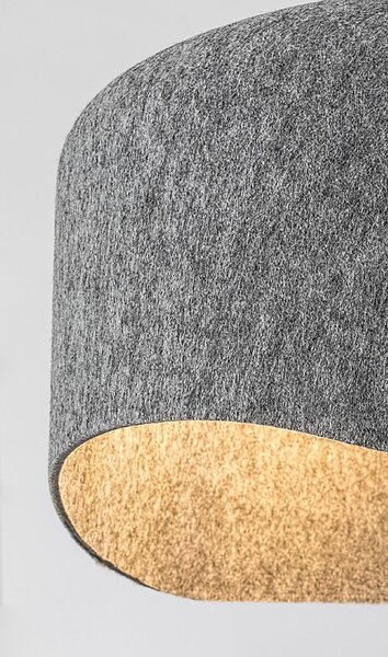 RABALUX 74019 Farelia stojacia lampa D400mm 1xE27 čierna, šedá