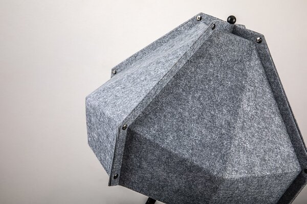 RABALUX 74000 Lomiro stojacia lampa D440mm 1xE27 šedá