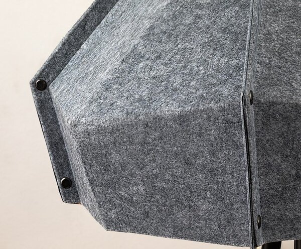 RABALUX 74000 Lomiro stojacia lampa D440mm 1xE27 šedá