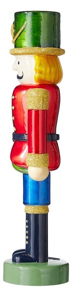 X-MAS LED Luskáčik sklenený 30 cm - červená