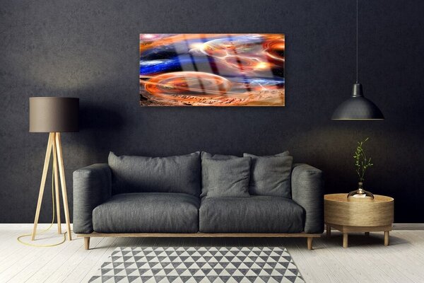 Obraz na skle Abstrakcie vesmír 100x50 cm 2 Prívesky