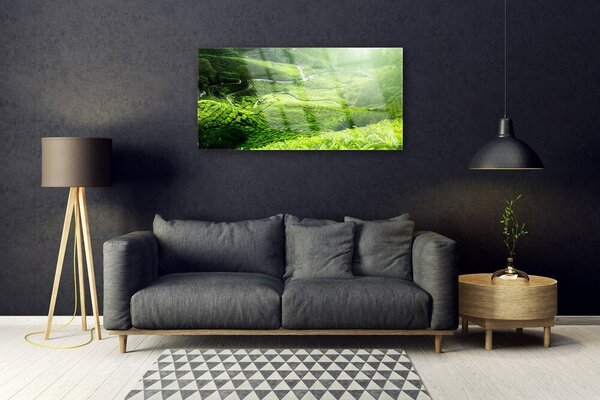 Obraz na skle Lúka príroda 100x50 cm 2 Prívesky