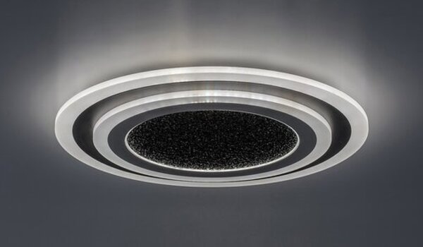 RABALUX 71316 Taneli2 stropné svietidlo D450mm LED 56W/3050lm 3000+4000+6000K čierna, chrómová, stmievateľné, diaľkový ovládač