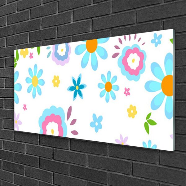 Obraz na skle Kvety rastlina príroda 100x50 cm 2 Prívesky