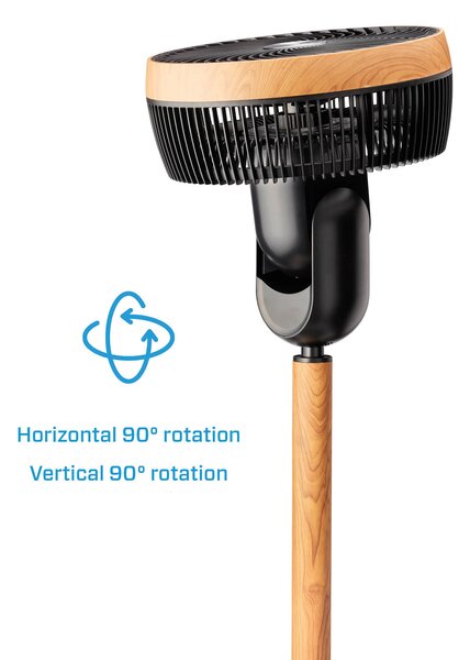 Cirkulačný ventilátor v dekore dreva Clean Air Optima CA-408 Smart