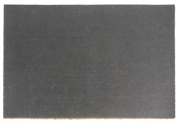 Rohožka modrozelená prírodné kokosové vlákno 40 x 60 cm PVC protišmyková spodná strana rohož so vzorom zajaca moderná