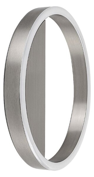 RABALUX 71312 Thrac nástenné svietidlo D250mm LED 15W/1000lm 4000K kartáčovaný hliník, biela