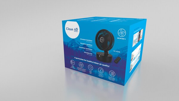 Cirkulačný ventilátor s ionizátorom Clean Air Optima CA-404W, biela