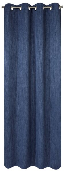 ZATEMŇOVACÍ ZÁVES NA KRÚŽKOCH ROSSIE 135X250 CM NÁMORNÍCKA MODRÁ